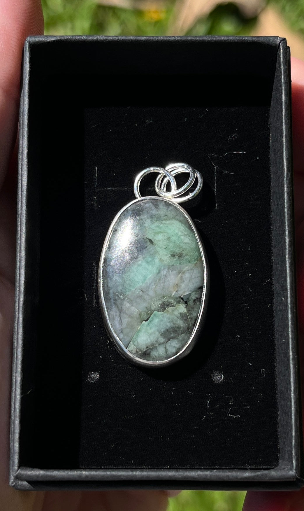 Emerald In Matrix Pendant