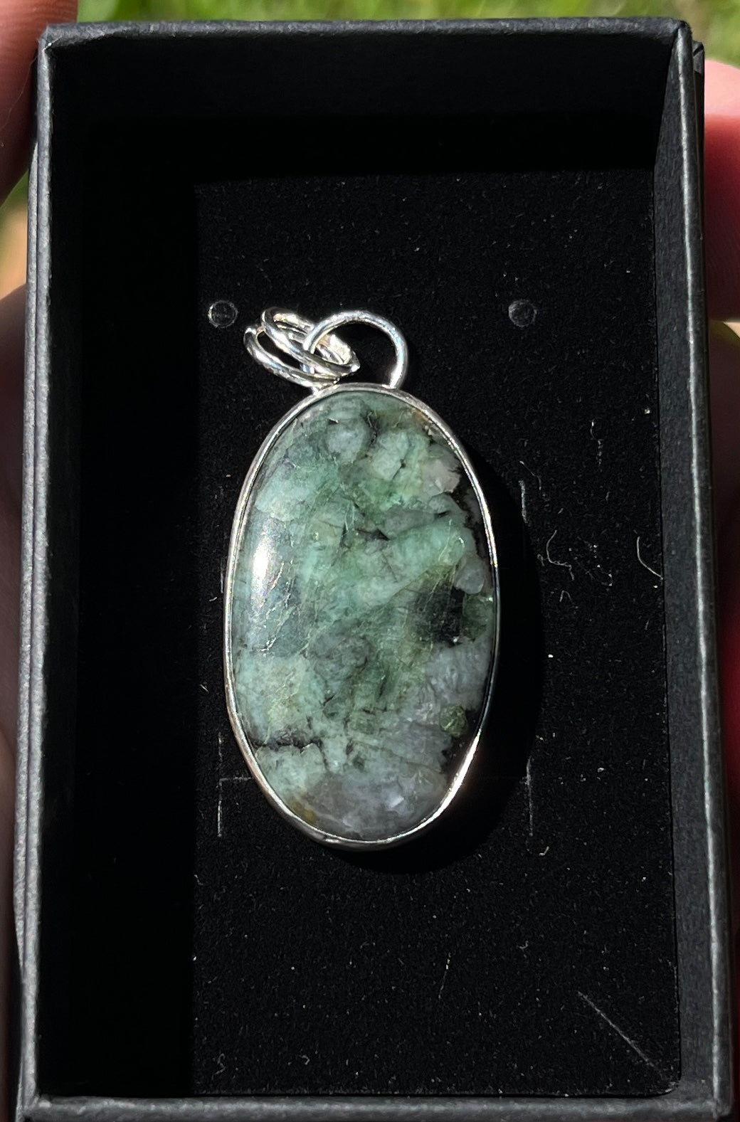 Emerald In Matrix Pendant