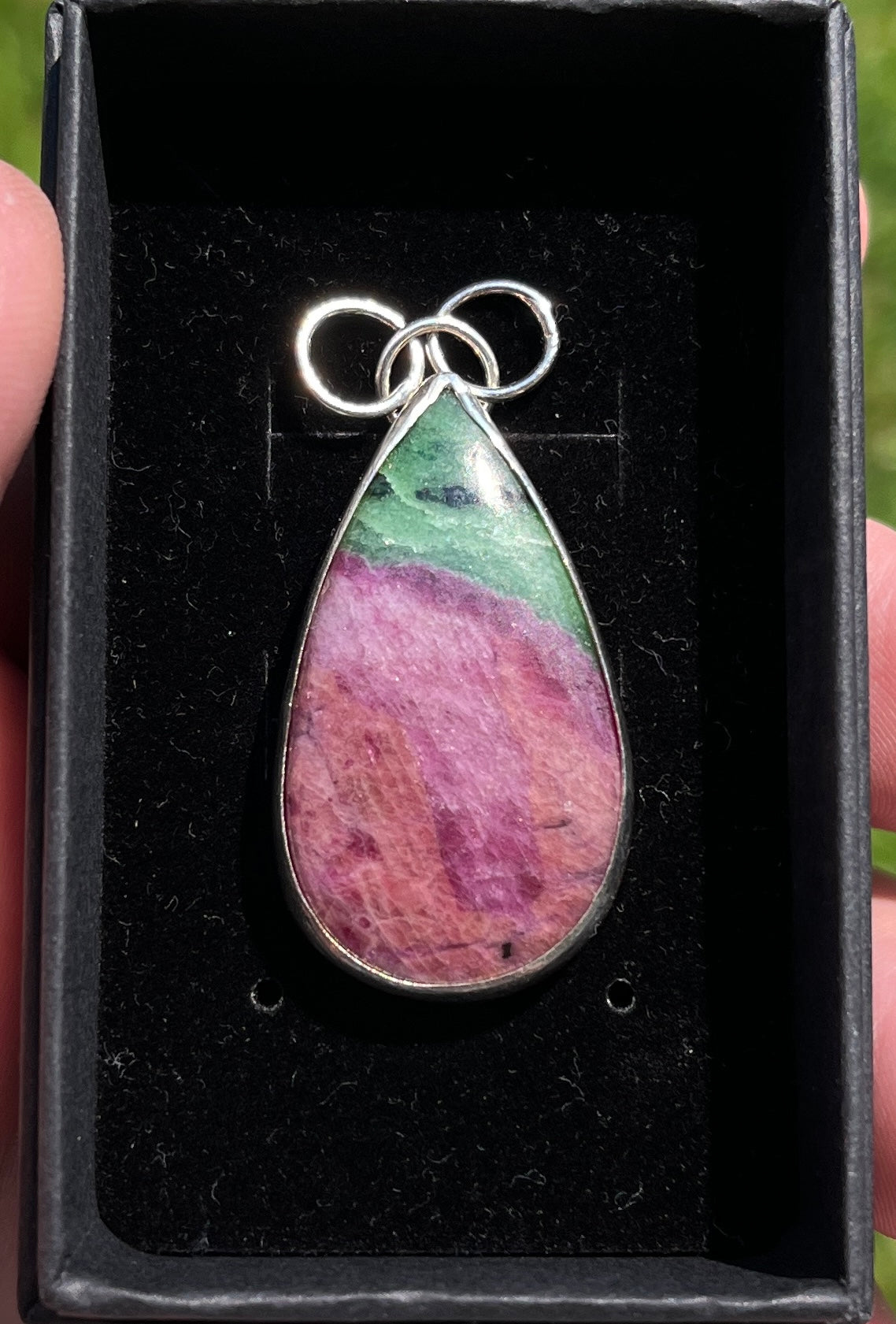 Ruby In Zoisite Pendant